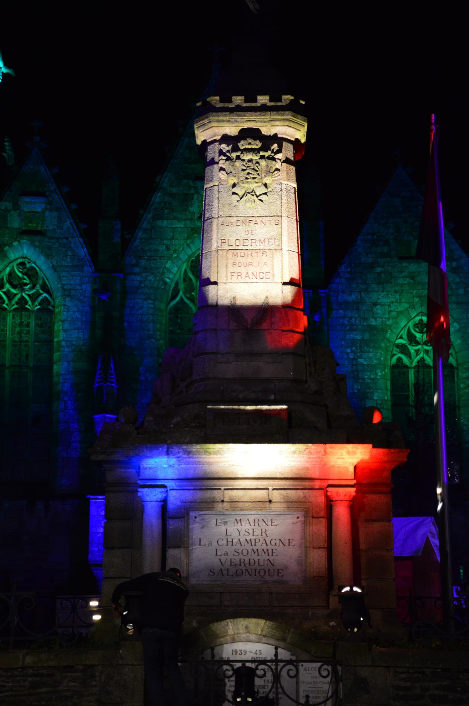 Feu d'artifice -  Mise en Lumière Monument 