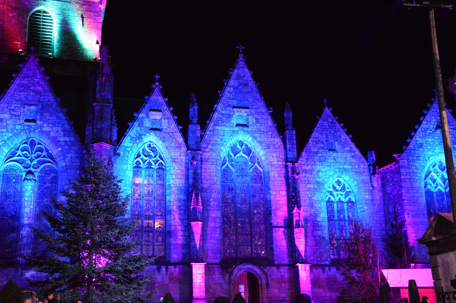 Feu d'artifice -  Mise en lumière Eglise 