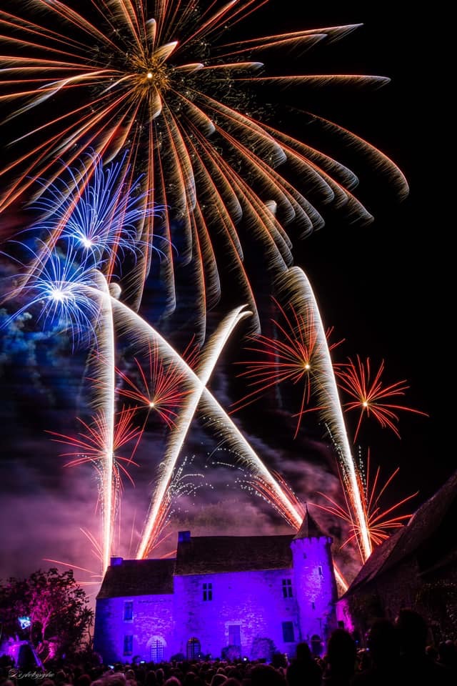 Feu d'artifice -  Eclairage Manoir et Feu d´artifice  