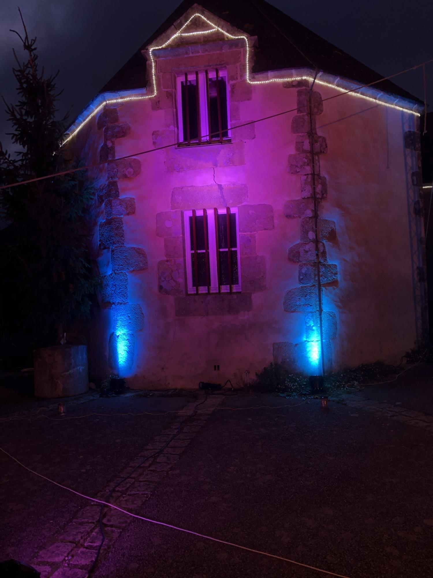 Feu d'artifice -  Eglise Noël 