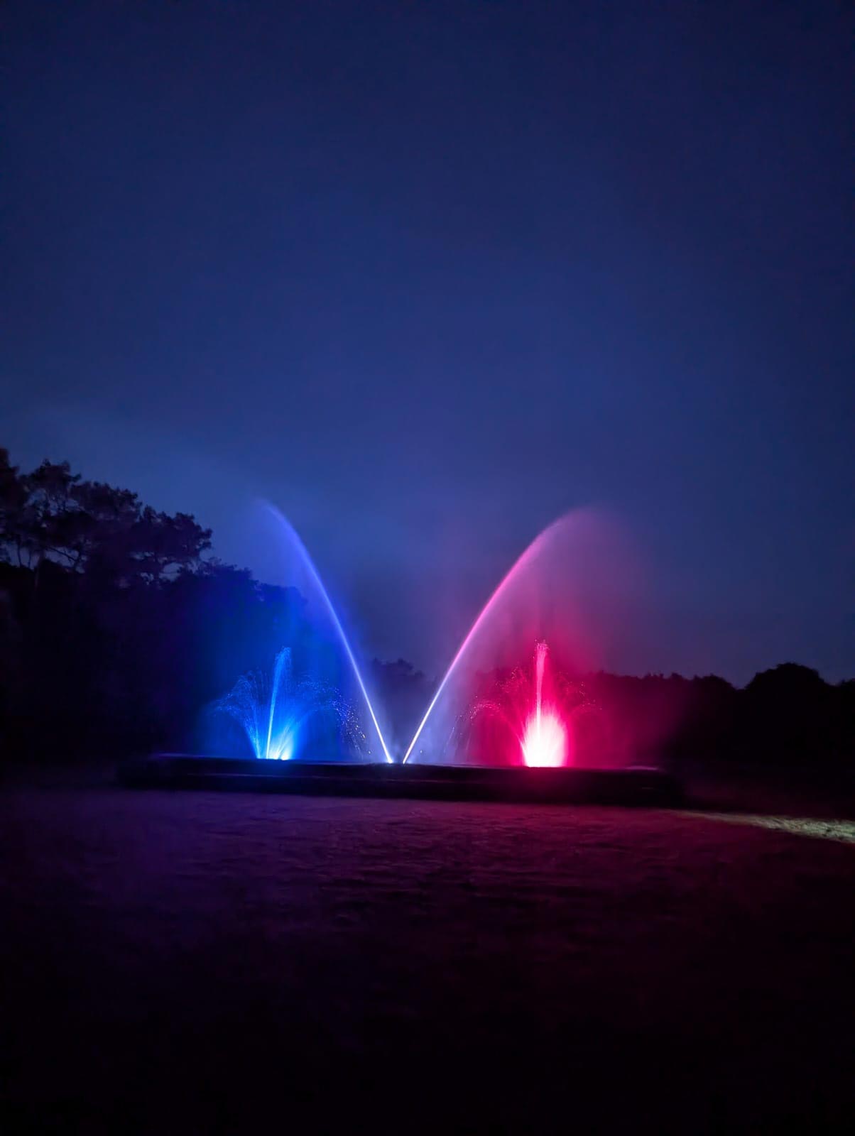 Feu d'artifice -  Fontaine magique 