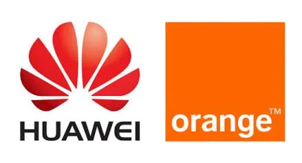 logo de Orange/Huawei à Trégastel client de Bretagne Pyro